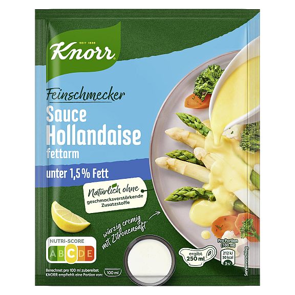 KNORR FEINSCHMECKER SAUCE HOLLANDAISE FETTARM