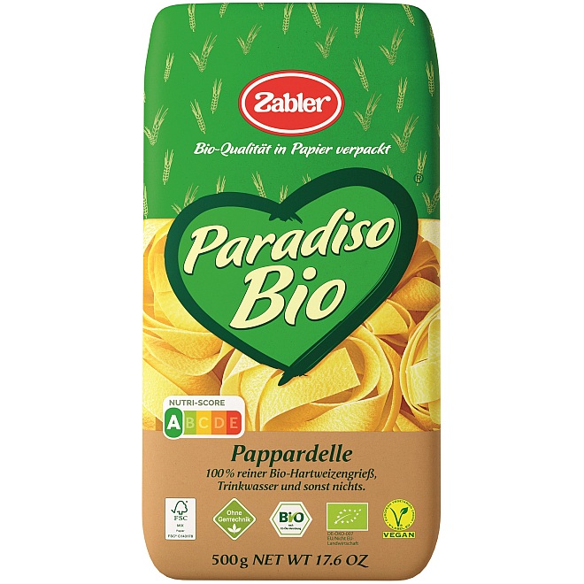 ZABLER PARADISO BIO PAPPARDELLE 500G