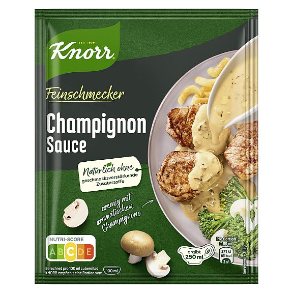 KNORR FEINSCHMECKER CHAMPIGNONSAUCE FUER 250ML